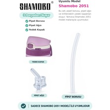 Shamobo Yedek Kapak + Yedek Pipet Takımı Seti 3 Parça Yedek Parça Seti