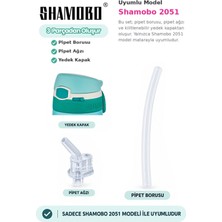 Shamobo Yedek Kapak + Yedek Pipet Takımı Seti 3 Parça Yedek Parça Seti
