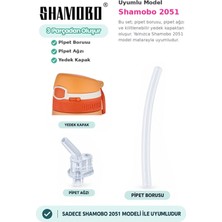 Shamobo Yedek Kapak + Yedek Pipet Takımı Seti 3 Parça Yedek Parça Seti