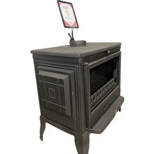 Firestove Fire Stove  FRS-041     Retro Tek Camlı  Pik Döküm Şömine Soba