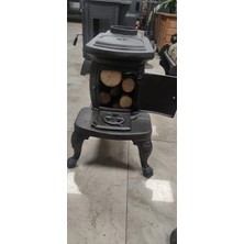 Firestove Fire Stove  FRS-059      Nostalji Camsız Mini Döküm Soba