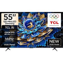 Tcl 55T8D 55 Inç 139 Ekran Dimming Qd-Miniled Gtv
