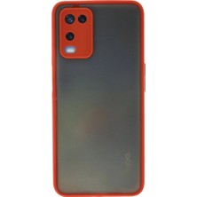 Ny Joy Oppo A54 4g Uyumlu Kılıf Montreal Silikon Kapak - Kırmızı