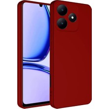 Ny Joy Realme C61 Uyumlu Kılıf First Silikon - Kırmızı