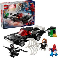 TeknoKapsül 76309 LEGO Marvel Örümcek Adam ve Venom Arabasına Karşı 254 Parça +7 Yaş