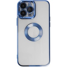 Ny Joy Apple iPhone 14 Pro Max Uyumlu Kılıf Slot Silikon - Mavi