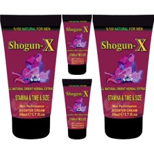 Ny Joy Firesx: Shogun-X Extra Size Cream 4 Adet 50ML Erkeklere Boostenlargetime Krem
