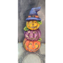 Gardenya Sihirli Cadılar Bayramı Kabak Dekoru ( Polyester 59 x 29 Cm)