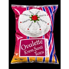 Ovalette Krem Şanti Tozu 1 Kg – Pasta ve Tatlılar İçin Toz Krem Şanti