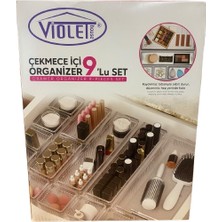 Violet Kastamonu 1199 Çekmece Içi Organizeri 9lu Set