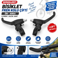Saiguan Bisiklet Fren Kolu  Çifti (Ön-Arka) | V-Fren, 24/26 Jant