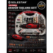 Solestar 210 Parça Gravür ve Taşlama Seti