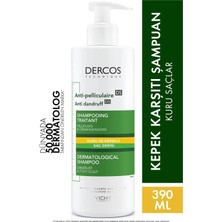 Seddar Collection Vichy Dercos Anti-Dandruff Şampuan Kuru Saçlar Için Kepek Karşıtı 390 ml