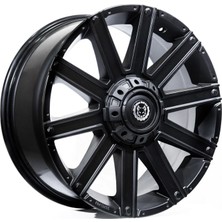 Black Wolf 108 20X9.0 5X130 Et+40 Matte Black