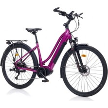 Corelli Sacha L Elektrikli 28" Pedaldan Motorlu Bisiklet Mor-Xlavm