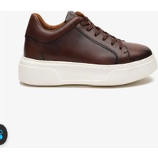 64822 Greyder Hakiki Deri Günlük Rahat Sneaker Erkek Ayakkabı