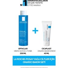 La Roche Posay Yağlı Ciltler Için Onarıcı Bakım Seti: Effaclar Tonik 200ML& Cicaplast Onarıcı Bakım Kremi 40ML
