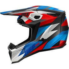 Sway Shot Full Face Tam Korumalı Kask (L/59-60CM) Mavi- Siyah