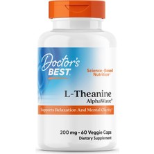 Doctor's Best L-Theanine Alphawave 200 Mg 60 Capsules – Odaklanma ve Rahatlama Desteği