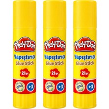 Hasbro Play-Doh Yapıştırıcı Glue Stick 21 gr - 3'lü Set (Okul ve Hobi Yapıştırıcısı)