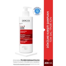Vichy Dercos Energy+ Niasinamid Içeren Koparak Dökülme Karşıtı Şampuan 400 ml