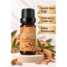 Elegant Sandal Ağacı Yağı 5 ml - %100 Saf ve Doğal - Aromaterapi, Uçucu Bitkisel Yağ