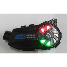 BT68 Motosiklet Kask Bluetooth Kulaklık 1080P Kamera Ses Kontrolü Video Kayıt Özellikli Intercom