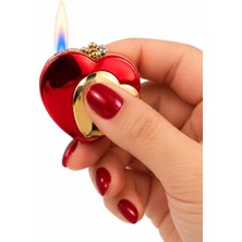 Onr Store Kalp Tasarımlı Gaz Dolumlu Anahtarlıklı Metalik Hediyelik Model
