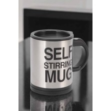 Yazılı Mug Kupa Karıştırıcı Özelliği ve Paslanmaz Çelik