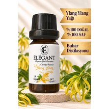 Elegant Ylang Ylang Yağı 10 ml - %100 Saf Ve Doğal - Aromaterapi, Bitkisel Uçucu Yağ