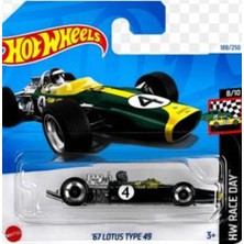 Hot Wheels Tekli Arabalar '67 Lotus Type 49 HTD99 (Race Day)