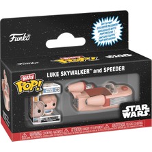 Funko Pop Funko Bitty Pop! Pop! Rides Luke Skywalker And Speeder