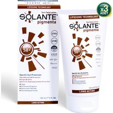 Solante Pigmenta Losyon Spf 50 150 ml Yeni Sezon 2027 Son Kullanma -3 Adet