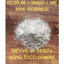 Sağlam Tarım Meyve Büyütücü, Potasyum Gübresi 03.05.40+2mgo+Me Suda Tamamen Çözünür
