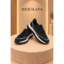 Femmina Erkek Premium Kalın Taban Bağcıklı Günlük Sneaker Spor Ayakkabı