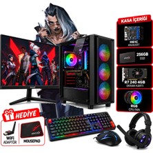 Zenix Starter İ5-3470 8gb Ram 240GB SSD 1tb HDD R7 240 4gb 18.5" Monitör Tam Set Oyuncu Bilgisayarı