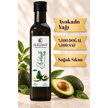 Elegant Avokado Yağı 250 ml - %100 Saf ve Doğal - Soğuk Sıkım Yağ