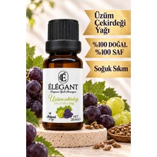 Elegant Üzüm Çekirdeği Yağı 20 ml - %100 Saf Ve Doğal - Soğuk Sıkım