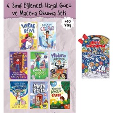Timaş Çocuk 4. Sınıf Eğlenceli Hayal Gücü ve Macera Okuma Seti + Dev Boyama Posteri Hediyeli