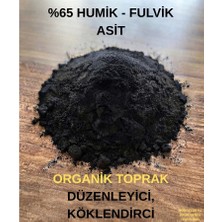 Sağlam Tarım %65 Humik Fulvik Asit Gübresi, Organik Toprak Düzenleyici, Köklendirici K-Humate