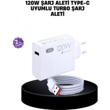 Pileli Store 120W Mi Turbo Destekli Hızlı Şarj Cihazı Type-C Uyumlu Akım Korumalı