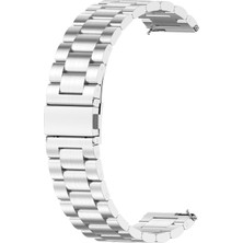 Caseonn Xiaomi Watch S5 46MM Kordon Paslanmaz Çelik Metal Kayış Gümüş