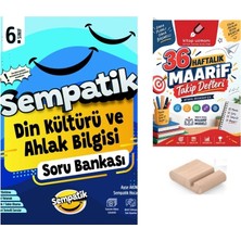Ünlüler Karması 6.sınıf Din Kültürü Sempatik Soru Bankası+Telefon Tutucu+Maarif Defteri