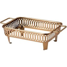 IKEA Gokvällå Servis Tepsisi , Bakır Rengi, 26X15X8 cm