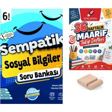 Ünlüler Karması 6.sınıf Sosyal Bilgiler Sempatik Soru Bankası+Telefon Tutucu+Maarif Defteri