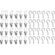 IKEA Rıktıg Perde Kancası Seti , Lame, 24 Adet
