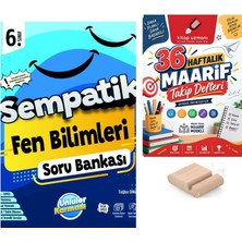 Ünlüler Karması 6.sınıf Fen Bilimleri Sempatik Soru Bankası+Telefon Tutucu+Maarif Defteri