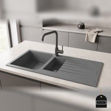 Real Stone Real P005 Troya 100 Granit Evye Gri 100x50 Cm Tezgah Üstü