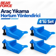 Robeve Bear Force 4 Adet Lastik Altı Hortum Yönlendirici – 360° Döner Makaralı Araç Yıkama Hortum Dolanma Önleyici, Basınçlı Yıkama ve Detailing Hortum Dolanma Önleyici Aparat
