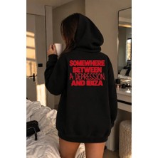 Genosha Depression Ibiza Oversize Hoodie Kapüşonlu Sweatshirt